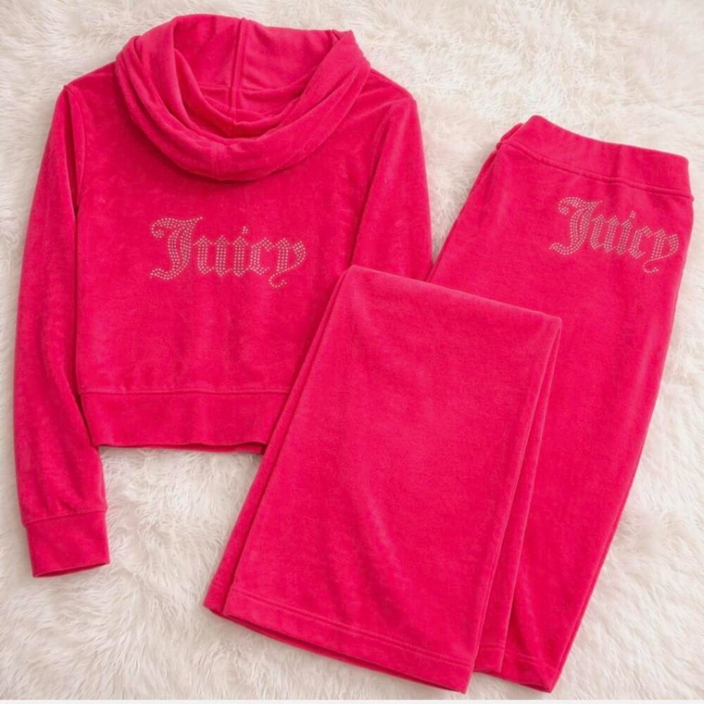 Juicy Couture Women's Pink Joggers-tracksuits XL